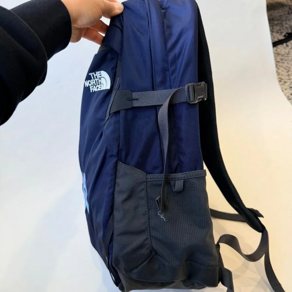 The North Face Fall Line Backpack – Navy/Gray – Customed Embroidery
